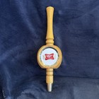 Vintage Wood Miller High Life Beer Tap Handle Knob 12    Pub Bar Brewing 3 Sided