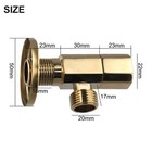 Ergonomic Design And Standard Size Angle Stop Valve For Quick Installation