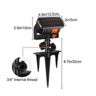 Adjustable Garden Lawn Sprinkler Auto Irrigation System Wide Coverage Yard Water