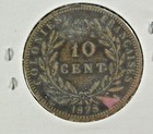 Guyana 10 Cents Charles X 1828 A