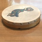Malachy Kearns Hand-painted Irish Bodhr  n  Drum Celtic Dog Knotwork Art 7 75   
