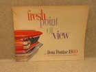 Vintage Original 1960 Pontiac 16 Page Sales  Brochure And Newspaper Cutout