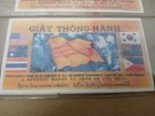 Vietnam War South Vietnamese Safe Conduct Pass Pair Giay Thong-hanh Thieu