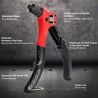 Rivet Gun Kit With 200 Pop Rivets  4 Drill Bits And A Case