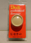 Leviton 705 Rotary Dimmer Push On off 600w Incandescent Single Pole 120v Ivory