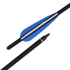 6 12pcs 16 -22  Crossbow Bolts Carbon Arrows For Outdoor Target Archery Hunting