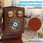Pyle Vintage Corded Phone Retro Design Landline Telephone Tone pulse Switch