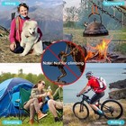 4 Pack Carabiner Clip  3 Inch Aluminum D-ring Shape Locking Carabiners snap Hook