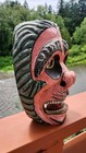 Antique Vintage Hand Carved Mexican Dance Mask 