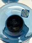 Lenox Antique Blue Glass Goblets Set Of 4 Hand Blown Stemware