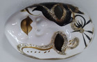 Vintage Mardi Gras Style Wall Art Face Mask 5 5    Glitter Masquerade Ceramic