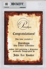 Rare -john Lee Hooker- Beckett Signed autograph auto 5x7 Jumbo Blues Music Card