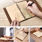 Leather Journal Notebook   Vintage Travel Journal For Women Refillable Sketch   
