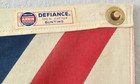 Vtg Annin Defiance 100  Cotton Sewn Brittish Weathered Flag Textile Art Lg 3x5 