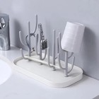Baby Bottle Drying Rack Bpa Free Bottle Dryer Drainer Storage Holder Blue Pink