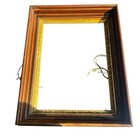 14    X 18     Antique 19th Century Wood And Gold Design Picture Frame