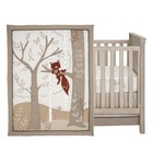 Lambs   Ivy Treetop Fox Woodland Tree Nursery 3-piece Baby Crib Bedding Set