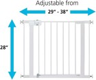 Safety First Easy Install Walk-through Baby Gate Ga105blk1