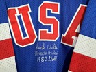 Miracle On Ice          Mark Wells Signed Inscribed 1980 Usa Hockey K1 Jersey Rare 