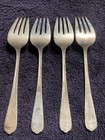 Set Of 4 Splendor By International Sterling Silver Salad Fork 6 1 8  Flatware