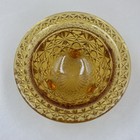 Vintage Le Smith Amber Daisy And Button Fairy Lamp   bottom Only 