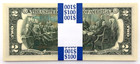 New  Uncirculated Two Dollar Bills  Series 2021    2 Sequential Notes  Lot Of 50