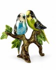 Hagen-renaker Retired Miniature Figurine Specialty Parakeets
