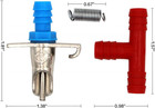 20 Pack Of Automatic Rabbit Water Feeder Nipple Waterer Drinkers Automatic Ra   