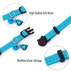 4 Pack Breakaway Cat Collar With Bell safety Adjustable Reflective 