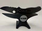 Spyderco Tenacious 8cr13mov Folding Knife Black Partially Serrated Blade
