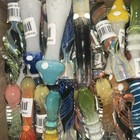 3    Tobacco Pipe Premium Chillium Thick Heavy Glass Bowl Free Ship Lot Of 15