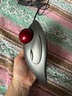 Logitech T-bc21 Trackman Marble Mouse Silver Usb Optical Trackball Tested