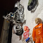 Lot Road Champs Mxs Motocross Dirt Bikes Figures   Accessories Vintage Toy