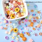 118 Pcs Slime Charms Cute Set   mixed Lot Assorted Resin Flatback Cute Sets For   