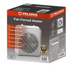 Pack Of 2 Pelonis 1500w 3-speed Electric Fan-forced Space Heater White Open Box