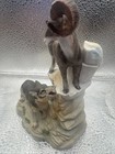 Vtg 1981 Ski Country Stone s Sheep Large Porcelain Empty Ltd  Ed  Decanter