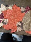 39x11 In Fall Table Runner Felt Acorns And Leaves