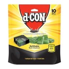 Refillable Corner Fit Mouse Poison Bait Station Refills  10 Count
