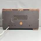 Vintage Farnsworth Tube Radio Model Dt-64 Pre-war Wood Desktop Radio Works Rare