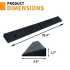Curb Ramp 1 2  Rise Rubber Curb Ramps For Driveway Curb Ramps For Sidewalks