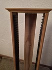26  Wood Cd Storage Tower Drawer Rack Holds 50 Discs Freestanding 