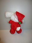 Vintage 1991 Fisher Price Puffalump Christmas Dog Red Green Complete