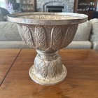 Large Antique Burmese   Thai Thabeik Buddha Silver Bowl     32 Oz Of 95   Silver