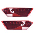 2014-2018 Red Led Tail Lights For Polaris Rzr Xp 4 1000 Eps 2x