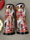 Film Theme Party Supplies  Lot Of 9 Movie Reels And 2 Movie Poster Storage Tins 