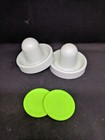 Air Hockey Mallets   Pushers  dynamo  With 2 Large Pucks 