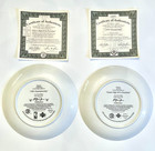 Michael Jordan Collector Plates Chicago Bulls Upper Deck Bradford Exchange W coa