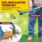 Papa s Tools Weed Puller Tool  44  Stand Up Weeder Garden Tools   4 Claw Stee   