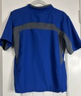Rawlings Short Sleeve Quarter Zip Batting Cage Jacket  Windbreaker Youth M Blue