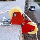 90 Degree Angle Lifting Pulley System Roof Top Rope Block   Tackle Pulley System
